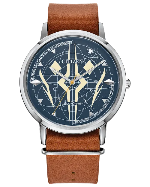 Ahsoka Tano Blue Dial Leather Strap BJ6508-02W | CITIZEN Ahsoka Tano Blue Dial Leather Strap BJ6508-02W | CITIZEN